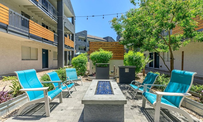 Camelback East Apartment | Modern Vintage Midtown Getaway {AC, Washer and Dryer, Parking, Pool}