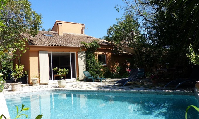 Aiguelongue Villa | Montpellier villa with pool 10 minutes from the city center 8 km from the beach.