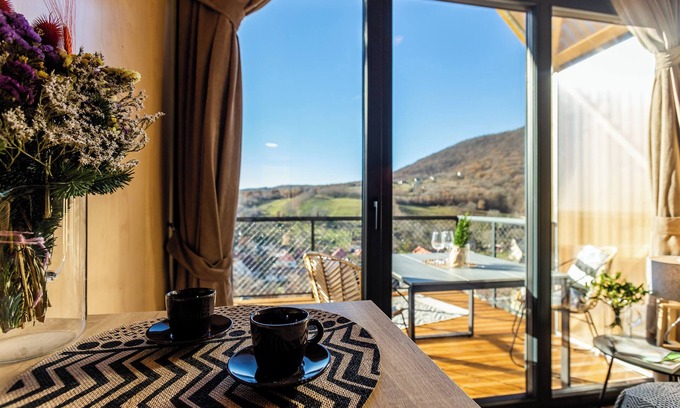 Hosszuheteny Villa | Moose Cabin With A Panoramic View