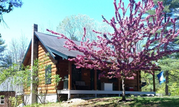 Effingham House | MOOSE LODGE Beautiful log cabin near Ossipee Lake