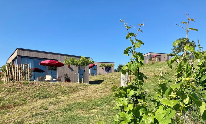 Kluesserath House | MoselHoch 2 is the middle of three vacation cottages on the edge of the vineyards.