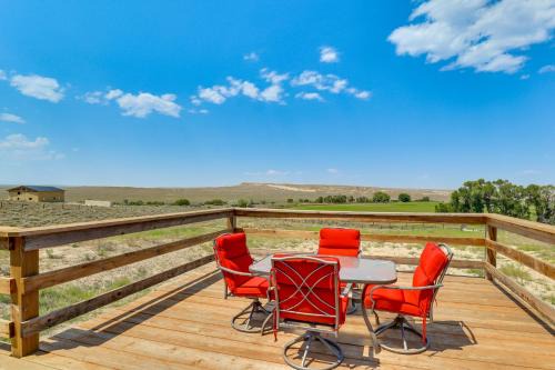 Lander House | Mountain-View Retreat in Lander with Private Yard!