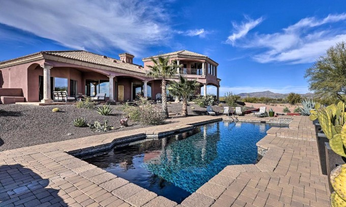 Rio Verde Foothills Villa | Mtn-View Gem with Pool, BBQ and Fire Pit in Scottsdale