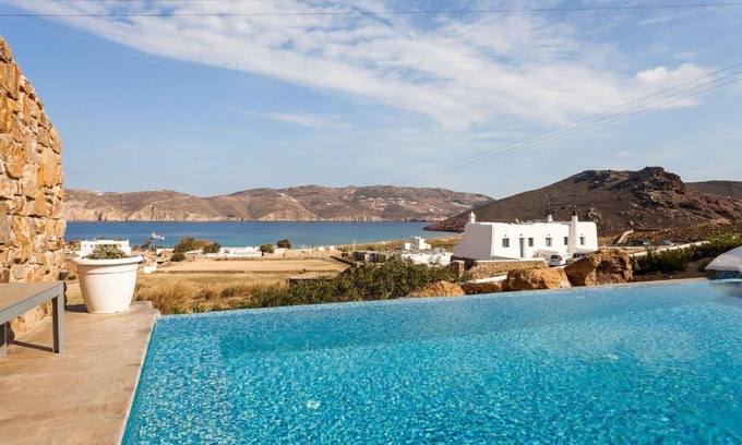 Panormos Villa | My Rental Homes - Villa Paradeison with private pool and sea view
