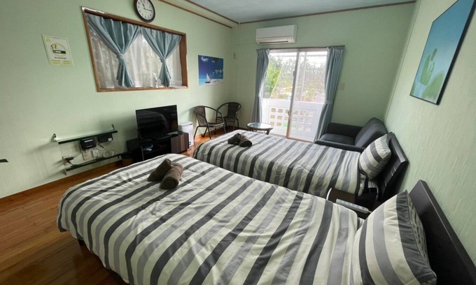 Biimata Apartment | N201 Free parking Pineapple Park 2 minutes on/Nago Okinawa