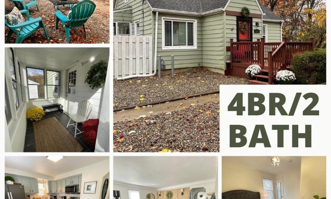 Berea House | New! Cozy 4-bedroom w/free parking. Dogs welcome!