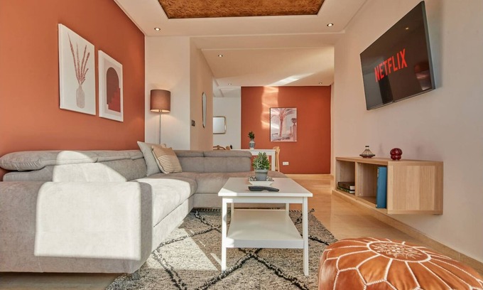 Quartier Hassan Apartment | ☆ New Elegant Apt & 2Balcony in ♥ Rabat + Parking