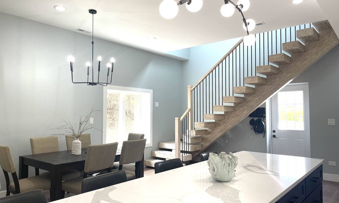 Bass Lake House | New house with pickle ball court game room 5 min Bass Lake Knox Indiana!