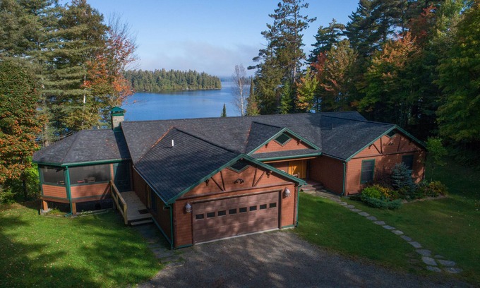 Tupper Lake House | New Lakefront Upper Saranac Lake Home, Winter or Summer, Sleeps Up To 20!