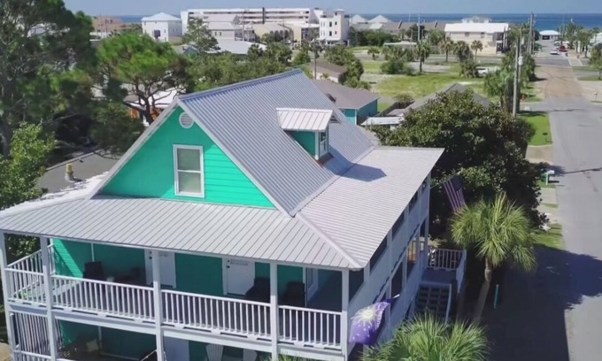 Bel Air House | NEW Rental PCB Key West Style Beach House - Pool, Hot Tub, Easy walk to beach!