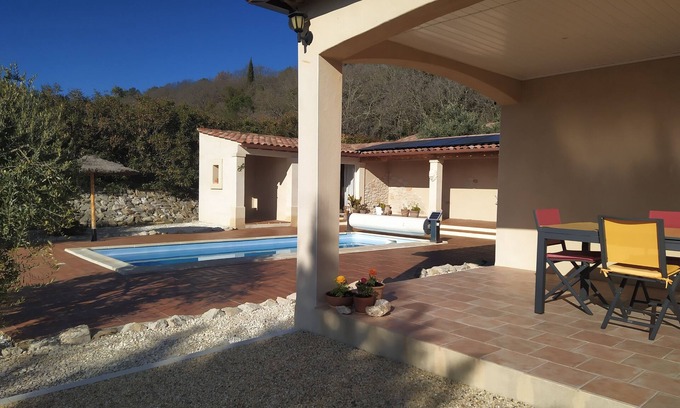 Serviers-et-Labaume House | NEW VILLA ON THE OUTSKIRTS OF THE VILLAGE, NOT OVERLOOKED, IN THE COUNTRYSIDE