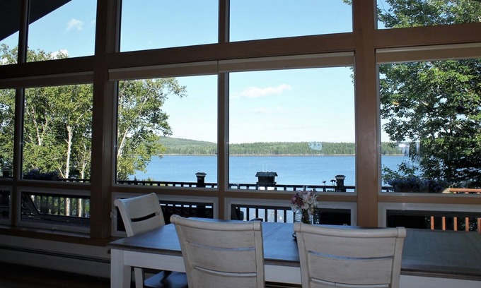 Steuben House | New! Waterfront, heated, sunrises, lobster, fire pit, dog, hiking, water access