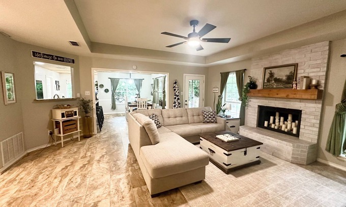 Hawkins House | Newly remodeled 3 BDR home in a gated community, 1 acre, trails and shops nearby