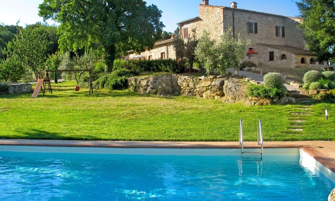 Gambassi Terme Villa | Nice apartment in villa with WIFI, pool, A/C, TV, terrace, panoramic view, close to San Gimignano