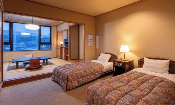 Hita House | Nonsmoking JapaneseWestern style room with riv/Hita Ōita