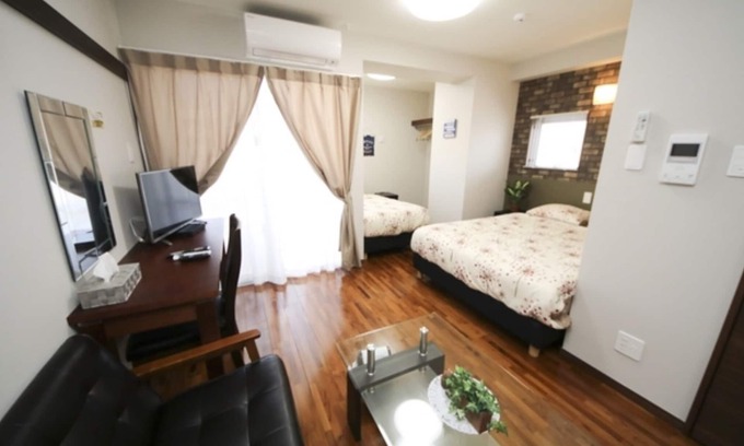 Okinawa Apartment | Nonsmoking Triple room 1 single bed 1 double/Naha Okinawa