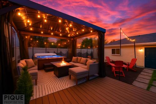 Griesbach Apartment | Nordic Spa Retreat - Hot Tub - King Bed - Firepit - BBQ
