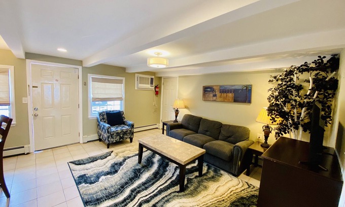 Seaside Heights Condo | nVRBO PREMIER HOST LISTING - 2 BR BEACH SUITE - TWO POOLS. Full Kit & Liv Rm