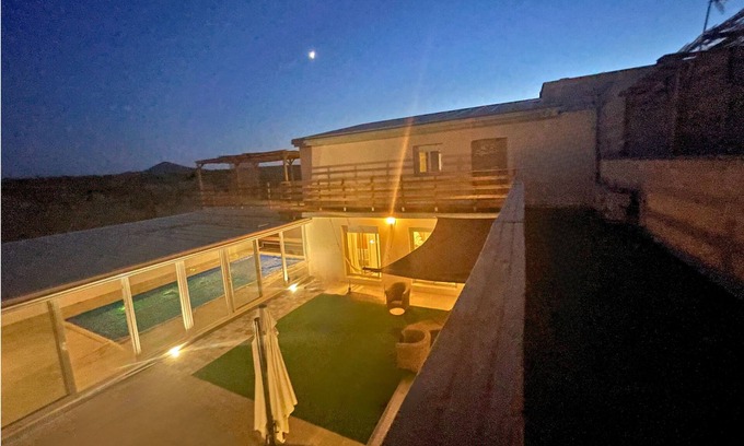 Burguillos de Toledo Villa | Oasis in Toledo: Heated pool and view of the Oliva.