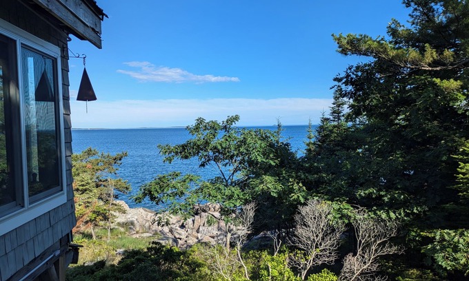 Georgetown House | Oceanfront Cabin-Castle in Maine Woods