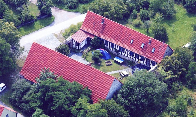 Stadtlauringen House | Old sheep farm from the 17th century in the Hassberge nature park with a large yard for children
