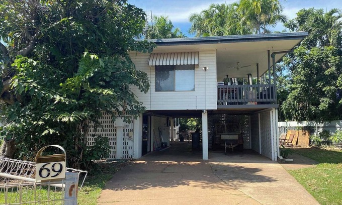 Rapid Creek House | Older typical darwin house 2 story - A/C and Fans to suit darwin climate - plenty or Ground level area to relax and give feelings of openness - Inground Spa to relax and entertain out back of pathed area