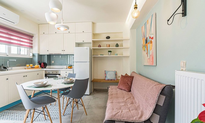 Agia House | Olga's Organic garden Home for a couple - Wi-fi/AC