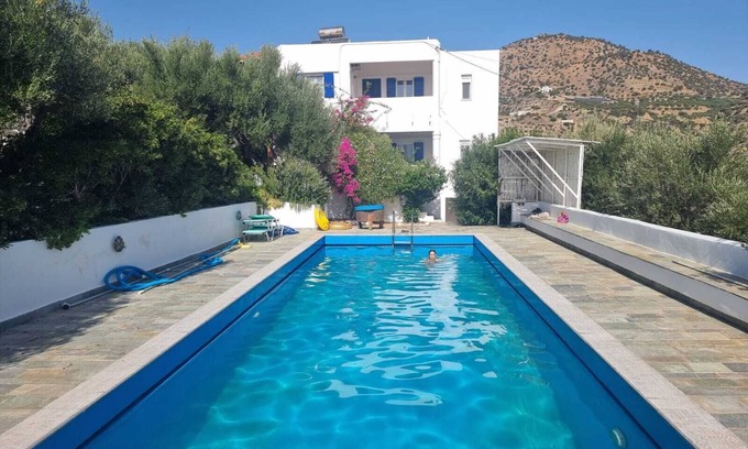 Agia Galini Villa | Olive Grove Serenity, family-friendly villa with private pool and lush garden