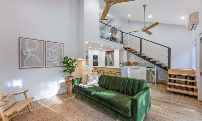 Grange Apartment | On the Brook - Private 2 bed + loft and pool