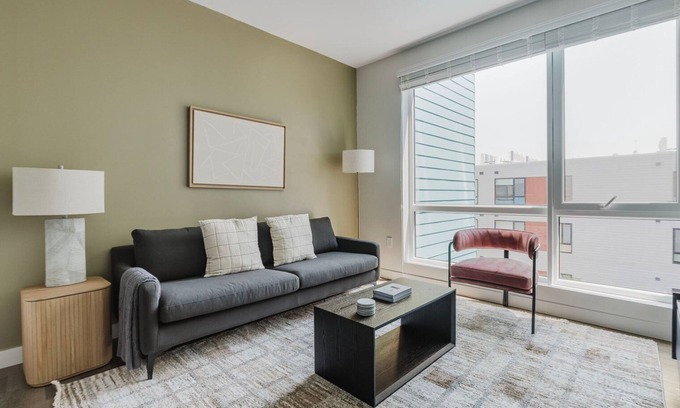 Revere Apartment | Open Revere 1BR w/EV Charging, Pool, Gym & W/D, by Blueground