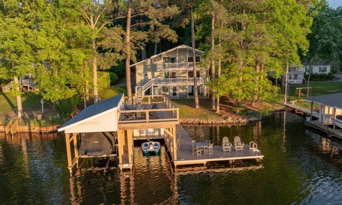 Henrico House | Open Views, Water Toys, Game Room, Boat Slip, Flat Lot, & More!