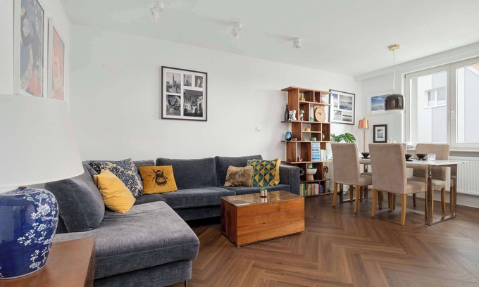 Brzezno Apartment | Orla 3B Gdansk Stylish Apartment 400 m to the Beach 2 Bedrooms WiFi & Smart T