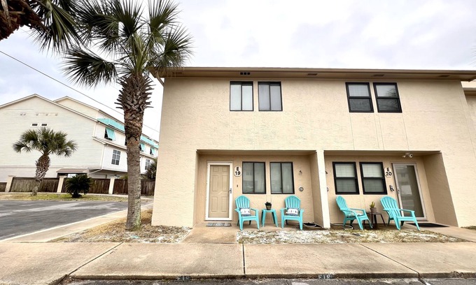 Sugar Beach House | Our Beach Home/Gulf Front complex/Heated Pool in pool season/Private beach
