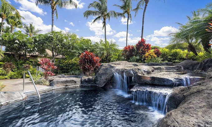Kamuela Condo | Palm Villas at Mauna Lani B1, Spacious 3BR condo with Private Beach Club Access