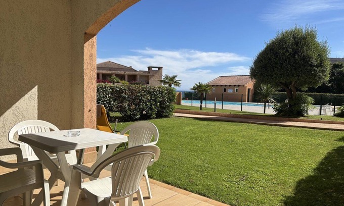 Solenzara Apartment | PALMERAIE 218 -POOL IN RESIDENCE - SOLENZARA