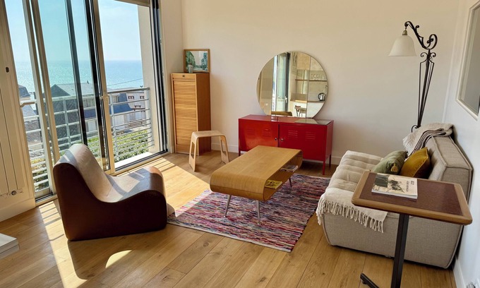 Ault Apartment | Panorama XL sea and cliffs Ault