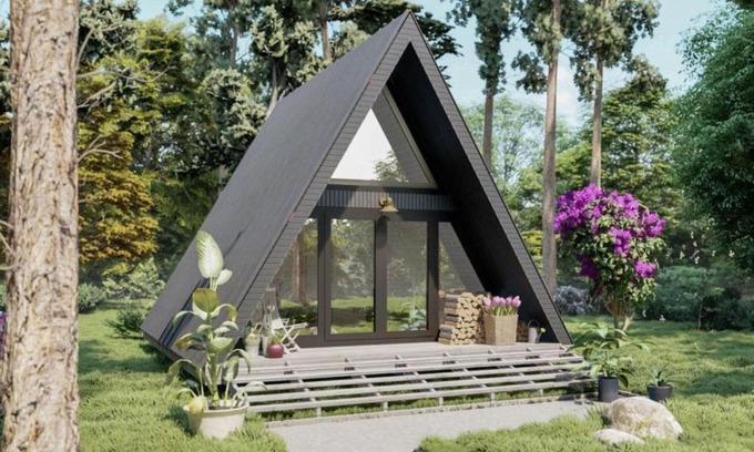 Oakwood House | Panoramic A Frame Perfection at Lake Noire Cabin 1