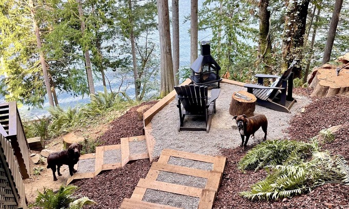 Sudden Valley House | Panoramic Lake View Living with Hot Tub! Pet Friendly!
