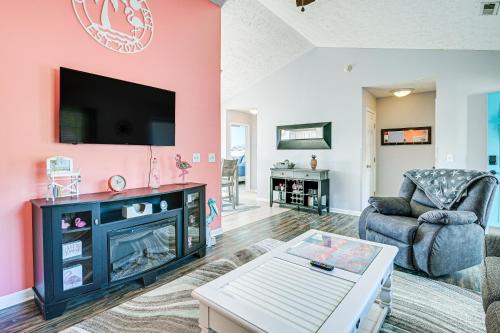 Myrtle Beach House | Patio, Yard and Lake Views Home in Myrtle Beach!