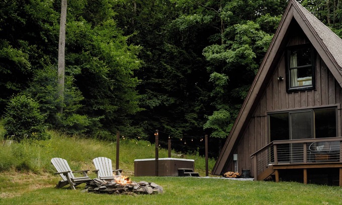 Tannersville Ski Chalet | Peaceful A-Frame Chalet w/Hot Tub, Mtn Views Near Hunter + Kaaterskill Falls
