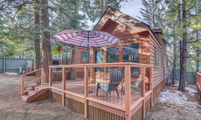 Lake Almanor Peninsula Cabin | Peaceful Lake Almanor Hideaway, Fish, Hunt + Hike!
