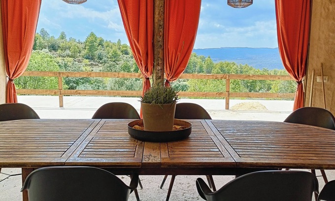 Fuentespalda Cottage | Peaceful mountain cottage with pool and amazing views close to the village