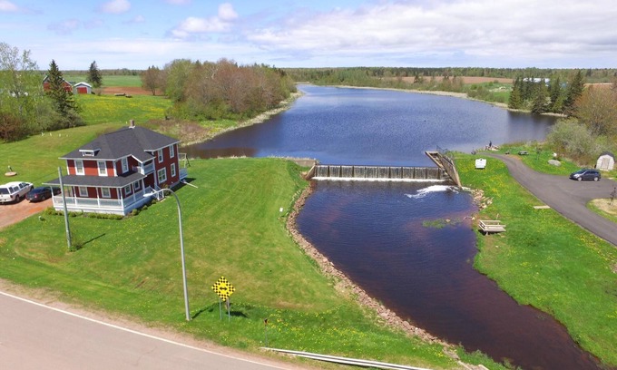 Lot 8 House | Peaceful setting On Glenwood Pond, near West Point Lighthouse.
