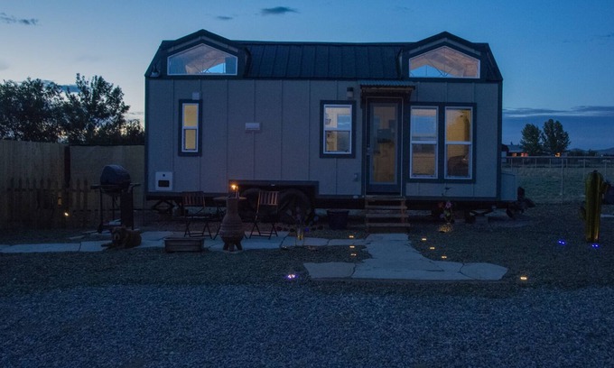 Prescott Valley House | Peacock Casita offers privacy, amenities, luxurious comfort in a cozy package.