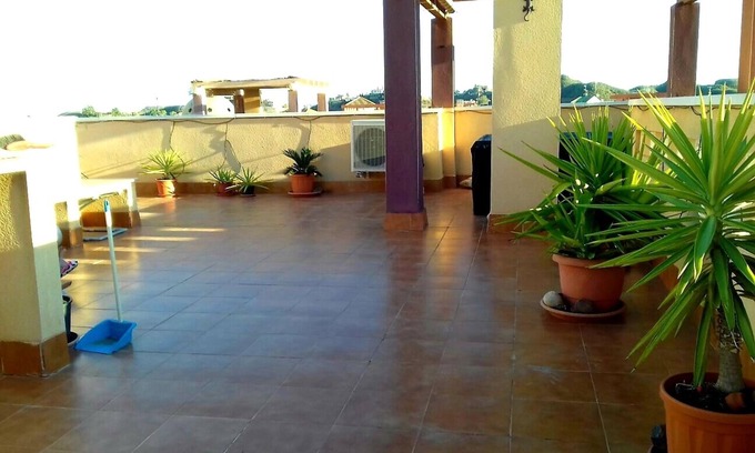 Los Geraeos Apartment | Penthouse apartment 3.8km from Aguilas seaviews large private roof top terrace