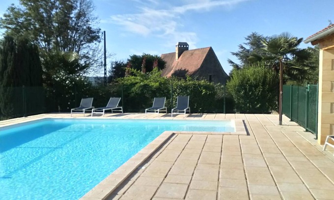 Daglan Cottage | Périgord house with pool, fireplace, Wifi, parking, pets allowed