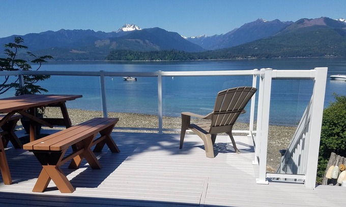 Seabeck House | Picturesque Hood Canal Waterfront with Olympic Mountain View