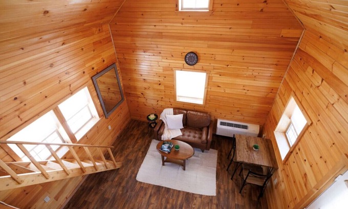 Bethlehem Cabin | Pine Suite: Charming 1BR Log Cabin