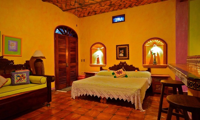 Los Ayala Apartment | Playa Suite: Beachfront Suite With Private Patio Set Amidst Tropical Gardens