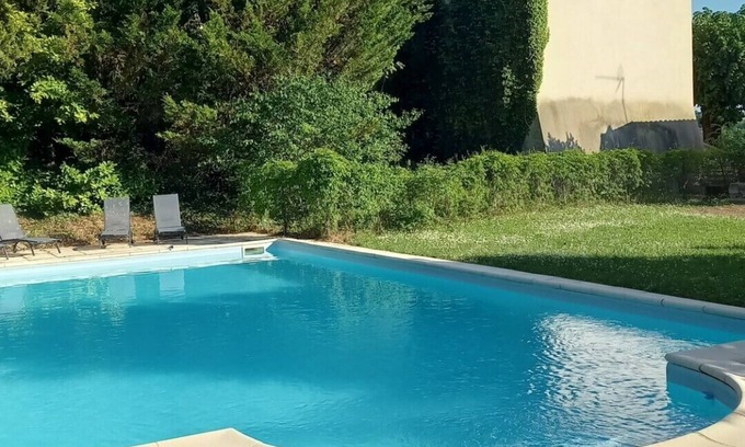 Parranquet Bed & Breakfast | Pleasant "Lily" Room/Apartment at Clos de Parranquet, with swimming pool.